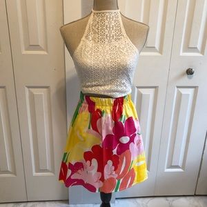 Lilly Pulitzer Floral Skirt